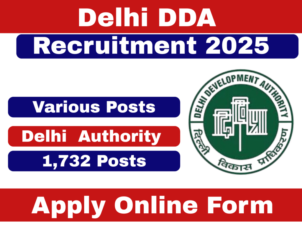 Delhi DDA Recruitment