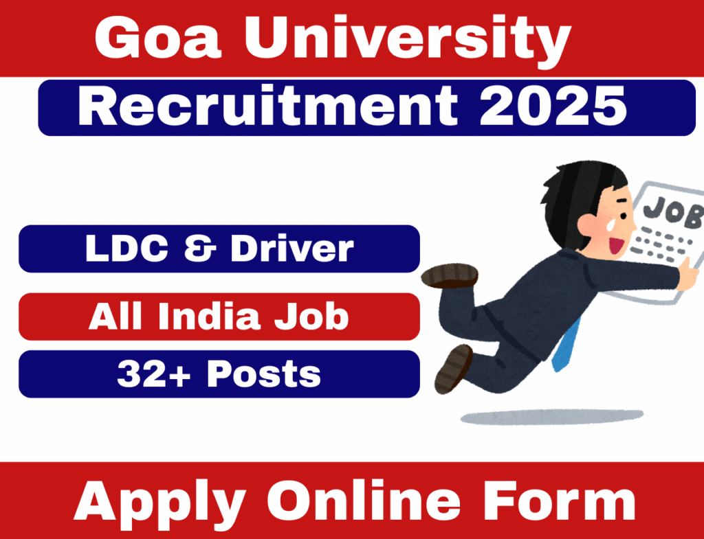 Goa University LDC & Driver Recruitment