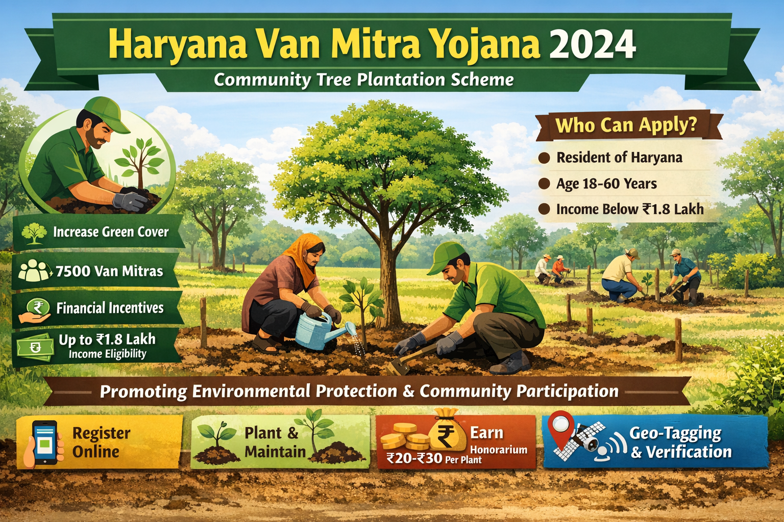 Haryana Van Mitra Yojana 2024 – Job Sandesh
